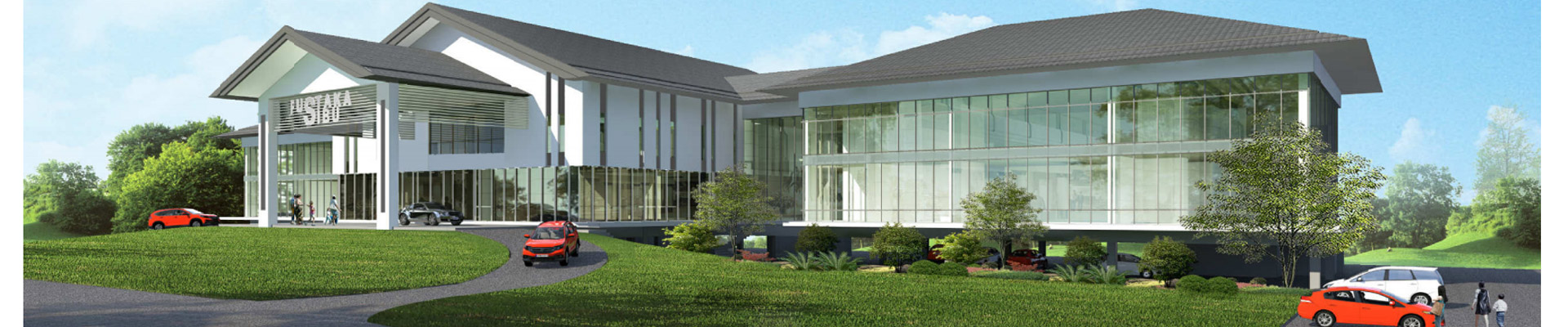 Sibu Library Facade